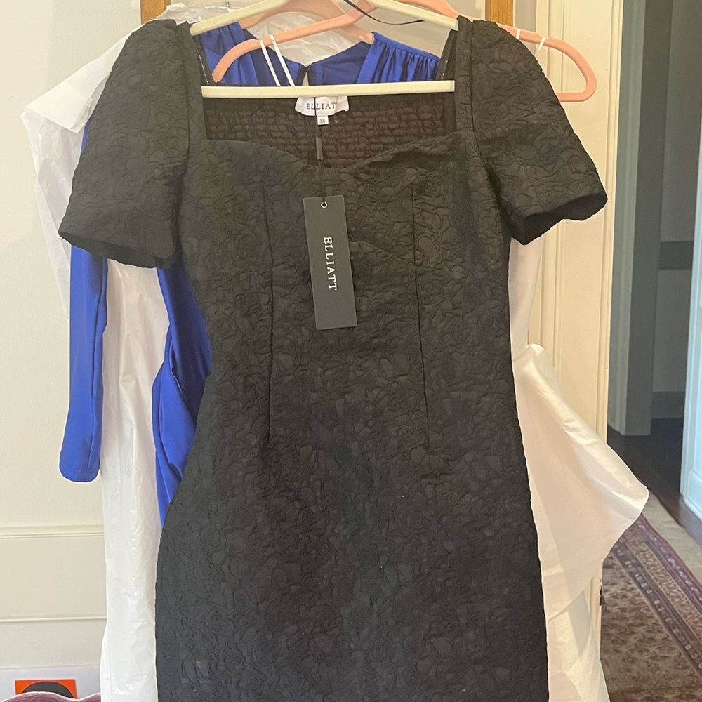 ELLIATT Feminise Mini Dress in Black - Picture 5 of 6